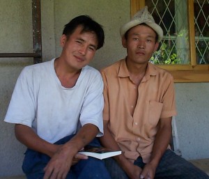 Kyrgyz young men